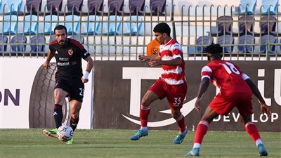 عمر كمال يسجل هدف التعادل للأهلي في شباك بلدية المحلة 