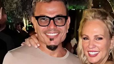 لقاء خاص لـ شيرين رضا وعمرو دياب في الجونة (صور)