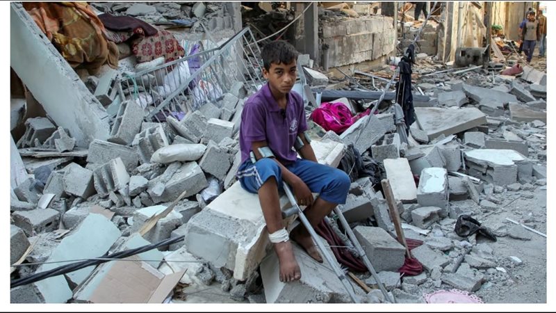 طفل فلسطيني مصاب،