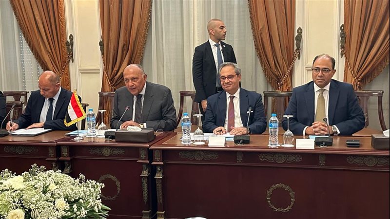 سامح شكرى وزير الخارجية،