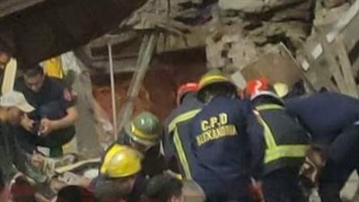 رئيس حي غرب الإسكندرية تكشف تفاصيل انهيار عقار كرموز 