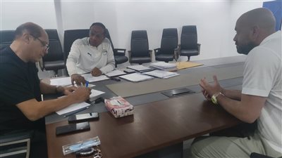 علاء نبيل ومحمد على يستقبلان المدربين المتقدمين للرخصة A