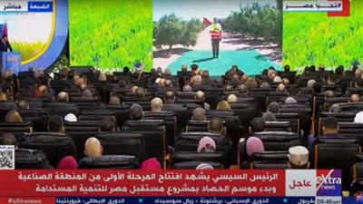 عبر الفيديو كونفرانس، الرئيس السيسي يصدر إشارة بدء موسم الحصاد بمشروع مستقبل مصر