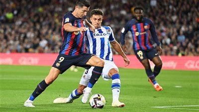 برشلونة يخسر أمام ريال سوسيداد بهدف في الدوري الإسباني 