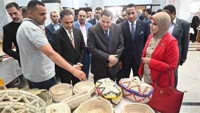 افتتاح مهرجان الحرف التراثية في جامعة الفيوم