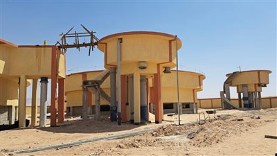 معدلات تنفيذ محطة المعالجة المدمجة بغرب قنا