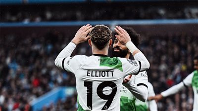 ليفربول يتقدم على أستون فيلا 2-1 بعد 30 دقيقة (فيديو)