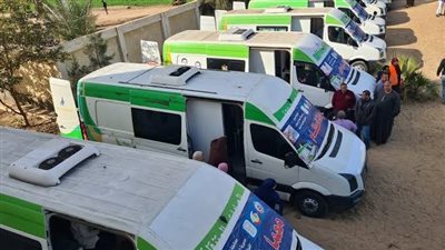 قافلة طبية مجانية ضمن مبادرة حياة كريمة بواحة بلاط الوادي الجديد