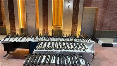 ضبط 42 سلاحا ناريا و12 قضية مخدرات فى أسيوط وأسوان ودمياط 