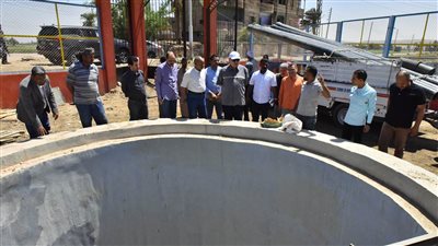 محافظ أسيوط يتفقد أعمال إنشاء محطة معالجة صرف صحي المسعودي بأبوتيج (صور) 