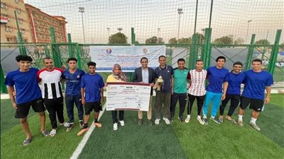مركز شباب الرزيقات بحري يحصل على كأس دوري حياة كريمة بالأقصر 