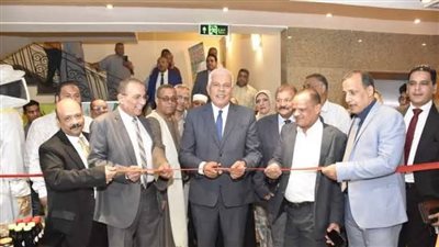 نقيب الزراعين ورئيس مدينة الأقصر يفتتحان معرض الوادي لتقنيات الزراعة الحديثة