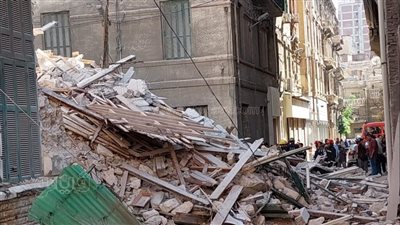 حي وسط الإسكندرية: عقار العطارين المنهار صادر له قرار إزالة (صور)