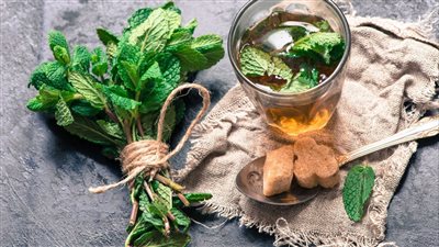 فوائد النعناع، يخفف آلام المعدة والعضلات