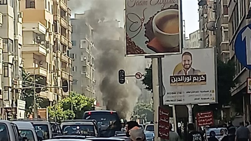 تفحم سيارة