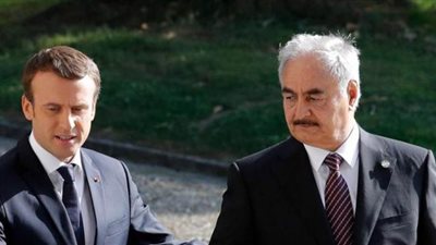 المشير خليفة حفتر يزور فرنسا تلبية لدعوة ماكرون