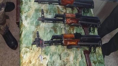 مصادرة 18 قطعة سلاح خلال 24 ساعة بالمنيا