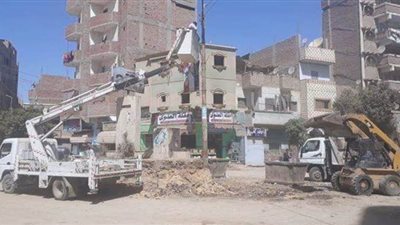 بالجهود الذاتية.. تطوير ميدان الشهيد محمد جمال بالمنيا | صور