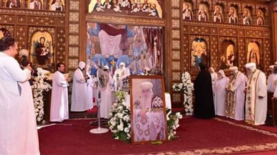 البابا تواضروس يعدد صفات الأنبا صرابامون: قدم نموذجا في الرهبنة نفتخر به