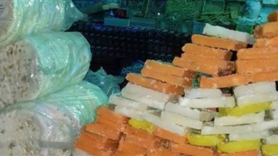 التحفظ علي ٥ أطنان حلوى داخل مصنع بدون ترخيص في البحيرة