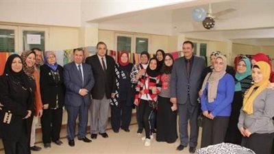 افتتاح المعرض الخيري السنوي للطلاب بجامعة كفر الشيخ | صور