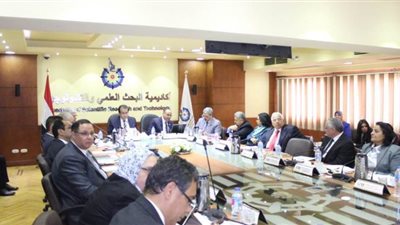 تفاصيل اجتماع مجلس أكاديمية البحث العلمي والتكنولوجيا