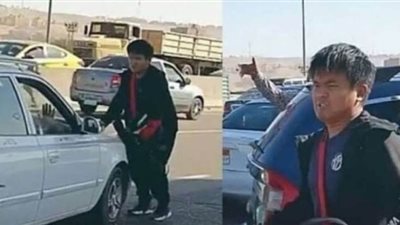 التحفظ على السائق المتهم بالتنمر بصيني في المعادي