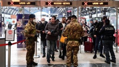 300 يورو غرامة وحبس 3 أشهر لكل إيطالي يغادر منزله