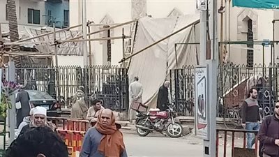 حملة أمنية لإزالة خيام مولد رجبية السيد البدوى بطنطا | صور