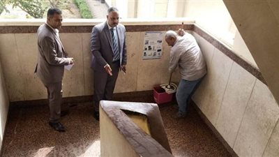 الشباب والرياضة بالقليوبية تعقم الديوان العام لمواجهة كورونا