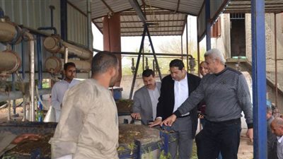 وفد من التنمية المحلية يزور محطة 