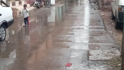 موجة أمطار شديدة تضرب الشرقية وتتسبب فى قطع الكهرباء (صور)