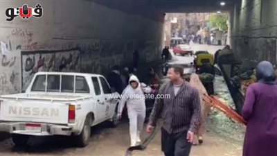 سيارات لشفط مياه الأمطار من الأنفاق بالخصوص | فيديو