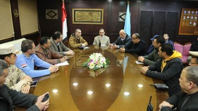 محافظ كفرالشيخ يترأس غرفة عمليات المحافظة لمواجهة موجة الطقس