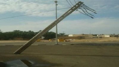 اخماد 15حريقا بـ3 مراكز بسبب سقوط اسلاك واعمدة الكهرباء في قنا