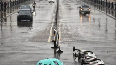 20 صورة ترصد هطول الأمطار الغزيرة على القاهرة الكبرى 