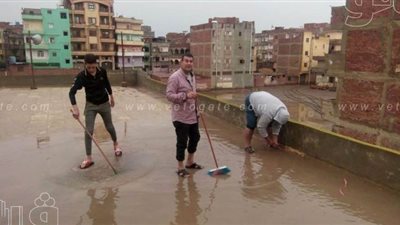 طوارئ بالشباب والرياضة بالدقهلية ورفع تجمعات مياه الأمطار
