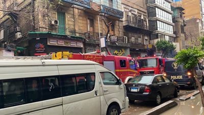 عاصفة التنين تشعل النار في شوارع القاهرة | صور