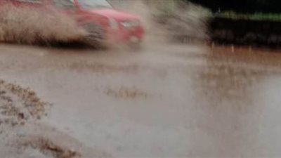 10 صور ترصد آثار الأمطار الرعدية في دمياط