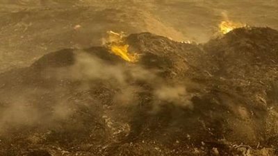 السيطرة على حريق اندلع في مزرعة في طور سيناء | صور