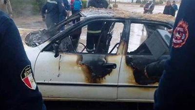 انفجار لوحة كهرباء واحتراق سيارة بالشرقية بسبب الطقس السيئ | فيديو