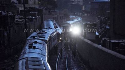 15 صورة ترصد حادث قطاري إمبابة