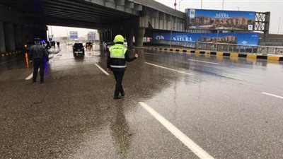 المرور تغلق طريق عيون موسى باتجاه شرم الشيخ