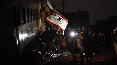 التفاصيل الكاملة لحادث قطاري إمبابة.. السكك الحديدية: أعطال برج الإشارة سبب التصادم.. الصحة: 13 إصابة ولا وفيات | فيديو وصور