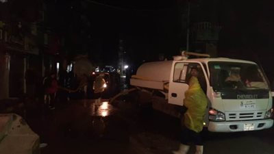 بني سويف تتلقى بلاغات تجمعات مياه الأمطار على 