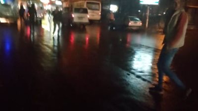 استمرار سقوط الأمطار الغزيرة على الإسكندرية | صور