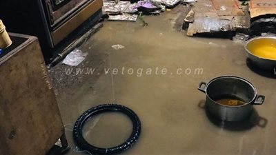 انهيار سقف منزل بسبب الأمطار في الدقهلية