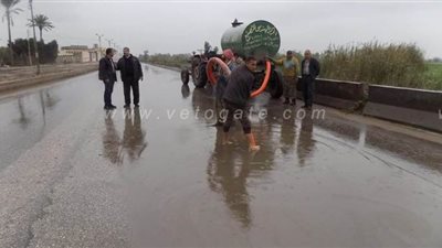 استمرار هطول الأمطار لليوم الثاني على التوالي في الدقهلية | صور