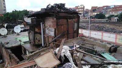 انهيار ٥ منازل في الغربية بسبب غزارة الأمطار| صور