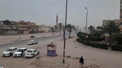 استمرار هطول الأمطار في شمال سيناء